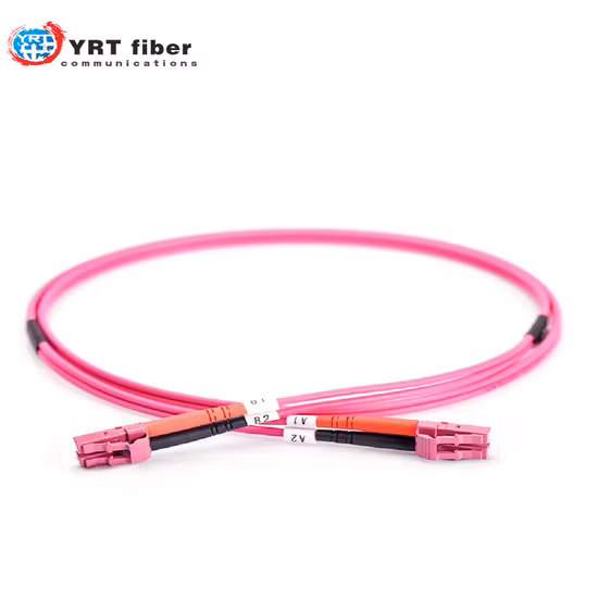 Reliable Armoured Multimode Indoor Fiber Optic Connector Jumper Cable