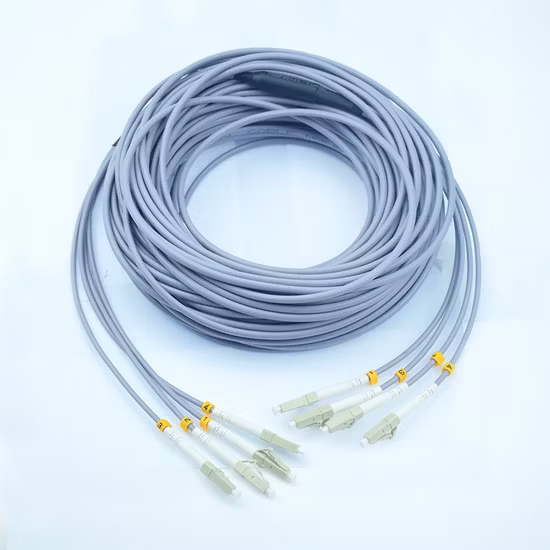 Reliable Armoured Multimode Indoor Fiber Optic Connector Jumper Cable